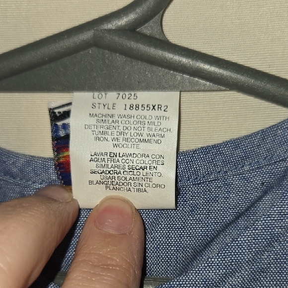 Pete's Partner Vintage Red Gingham and Blue Denim Romper With Headband 6-9mos - Picture 7 of 7